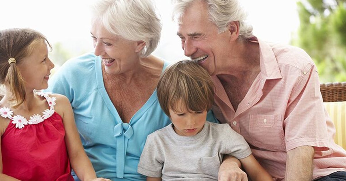 Science confirms that grandparents who get a chance to